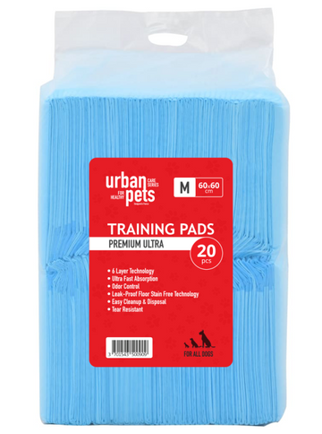 Premium Puppy Pads Blue, 20/pk, 60 x 60 cm