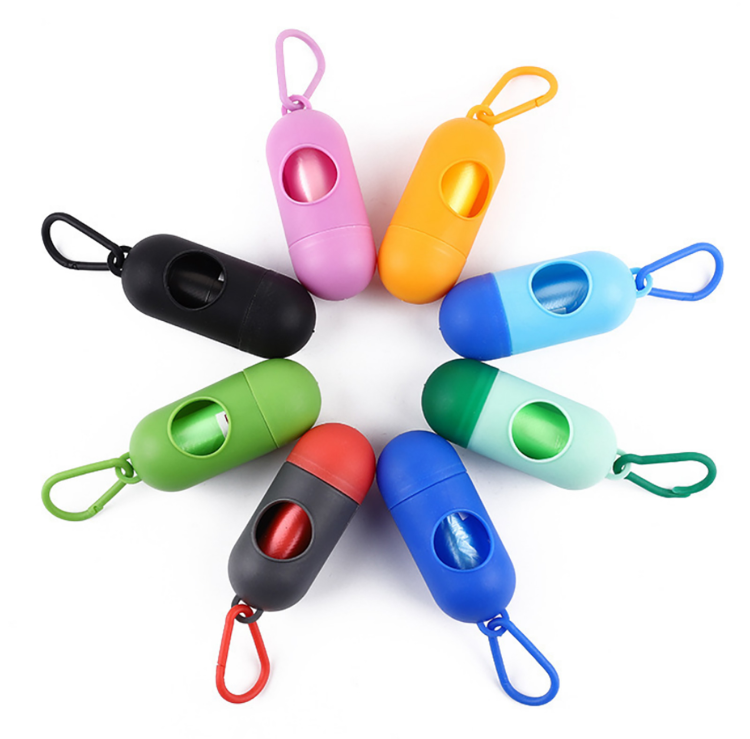 Value Poo Bags Dispenser in Assorted Colors, 15 bags