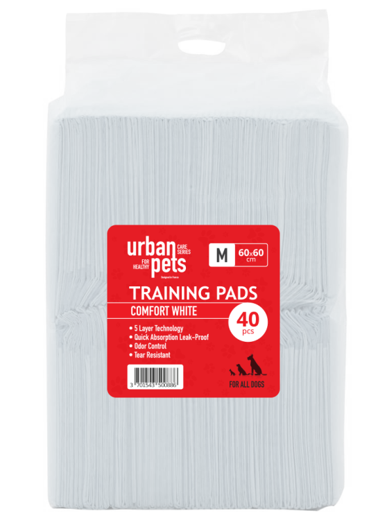 Value Puppy Pads White, 40/pk, 60 x 60 cm