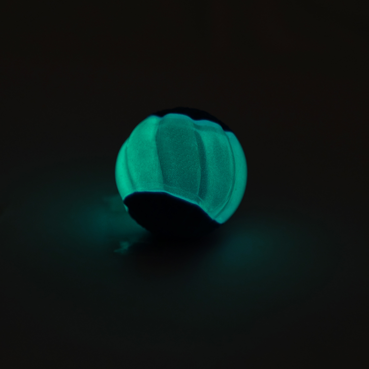 Zeus Duo Ball with Squeaker & Glow 2pk