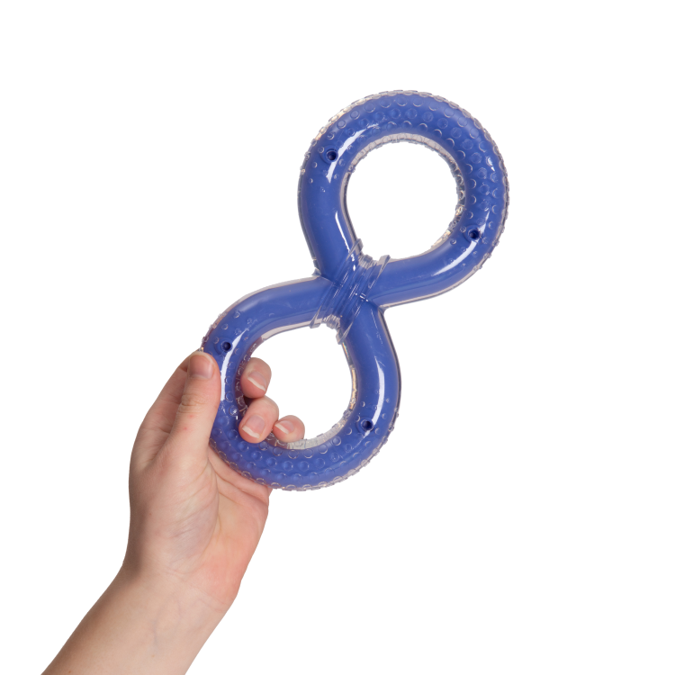 Zeus Duo Figure-8 Tug Bacon Scent Purple, 20 cm