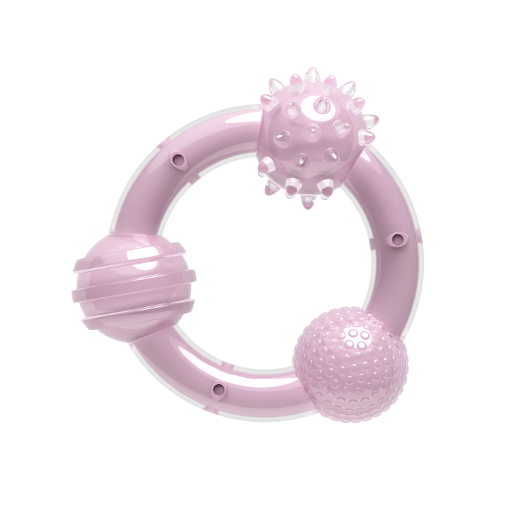 Zeus Duo Tri-Ring Coconut Scent Lilac, 15 cm