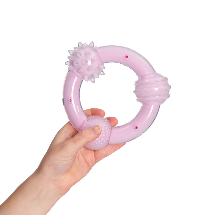 Zeus Duo Tri-Ring Coconut Scent Lilac, 15 cm