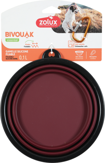 BVK Foldable Soft Bowl Red, 1 L