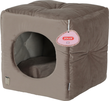 Chambord Chesterfield Cube Taupe, 35 cm