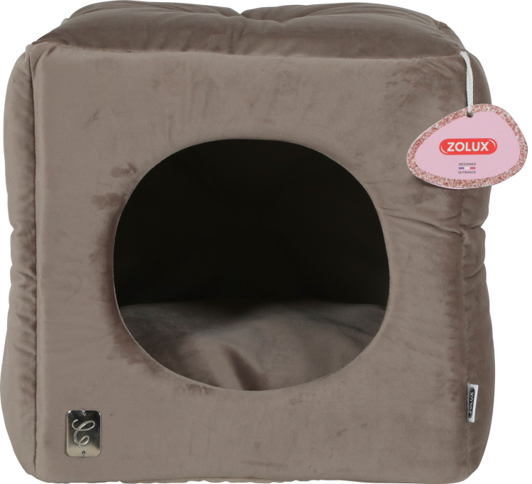 Chambord Chesterfield Cube Taupe, 35 cm