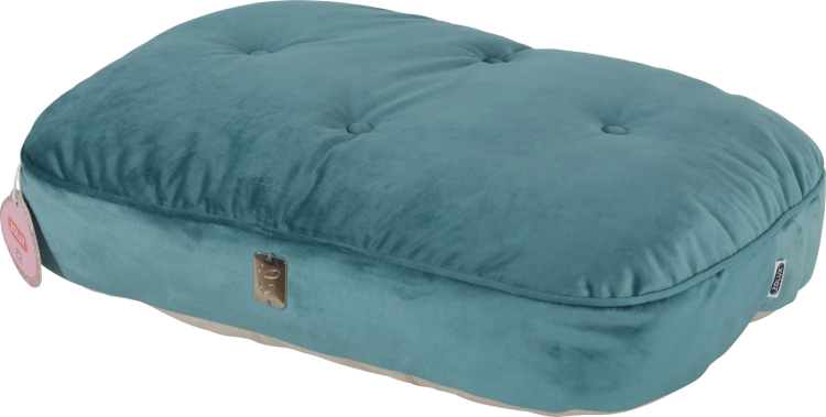 Chambord Chesterfield Cushion Peacock Green, 50 cm