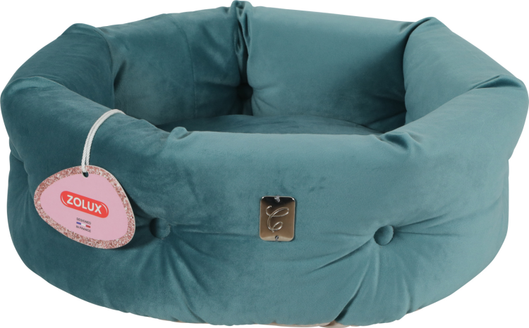 Chambord Chesterfield Pet Bed Peacock Green, 41 cm