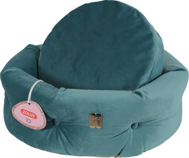 Chambord Chesterfield Pet Bed Peacock Green, 41 cm