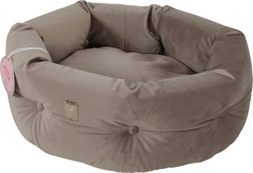 Chambord Chesterfield Pet Bed Taupe, 41 cm