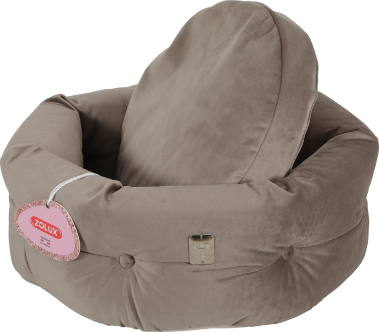 Chambord Chesterfield Pet Bed Taupe, 41 cm