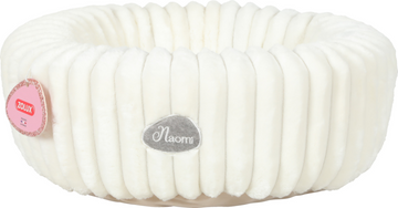 Naomi Quilted Basket Beige, 42 cm