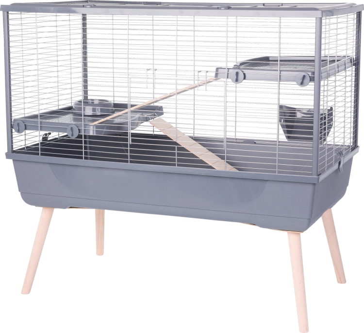 Neolife 100 Rabbit Cage Grey