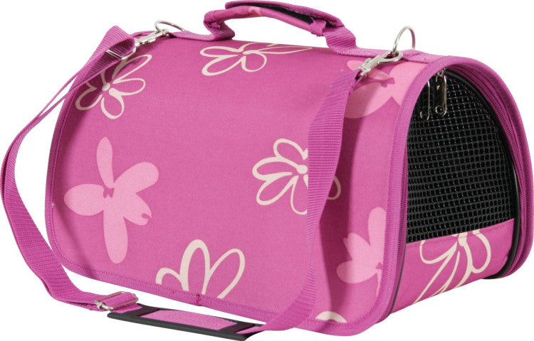 Pet Carrier Flower Plum