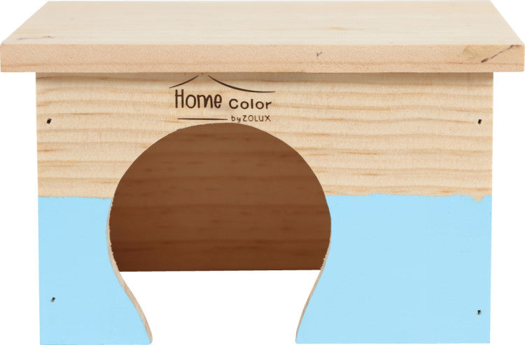 Rectangular Home Color Wooden House Blue, Small