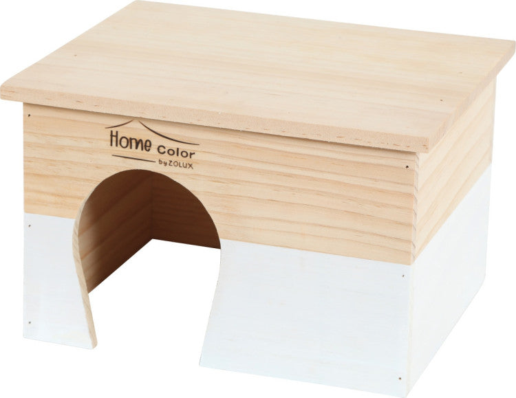 Rectangular Home Color Wooden House White, Large