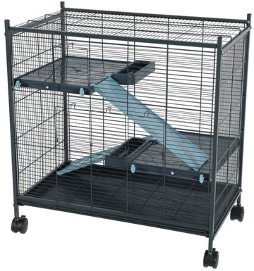 Rodent Cage Indoor 2 Mini Loft Blue