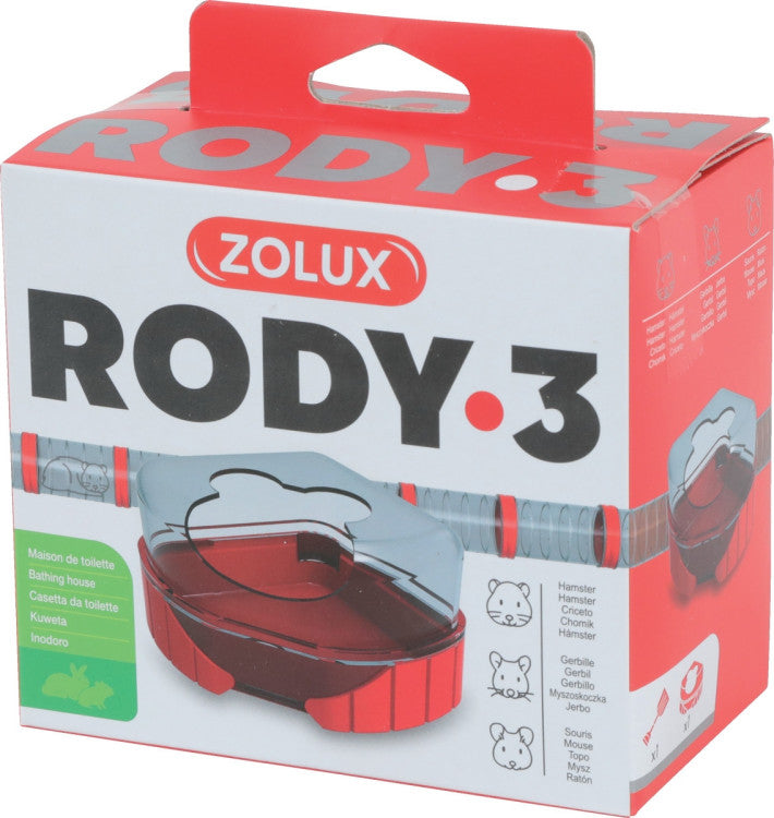 Rody 3 Toilet House Grenadine, Red