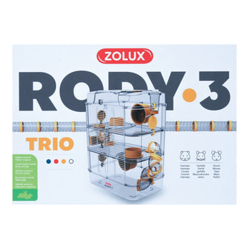 Rody 3 Trio Rodent Cage, Banana Yellow