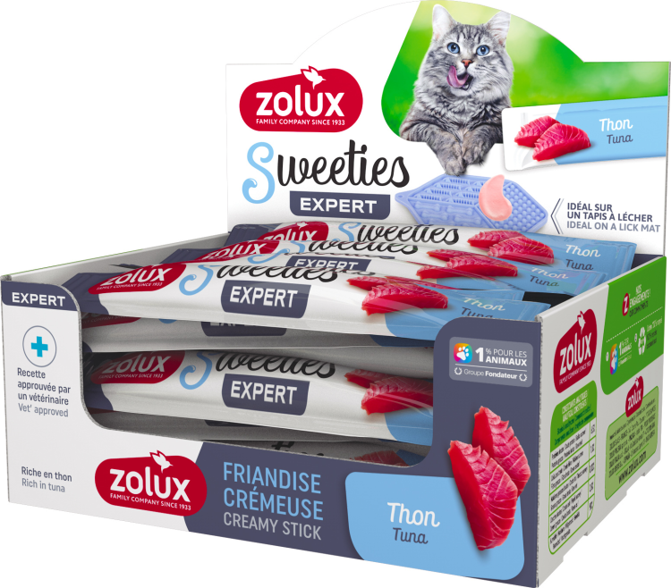Sweeties Creamy Stick for Cats, Tuna, 48 pcs/box