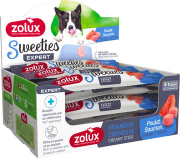 Sweeties Creamy Stick for Dogs, Chicken Salmon, 48 pcs/box