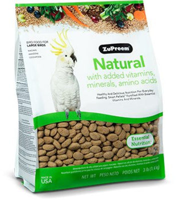 Natural Avian Diet Large Parrots 3 lbs (1.36 kg)