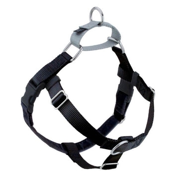 2 Hounds: Freedom No-Pull Harness and Leash - Black / Medium 5/8