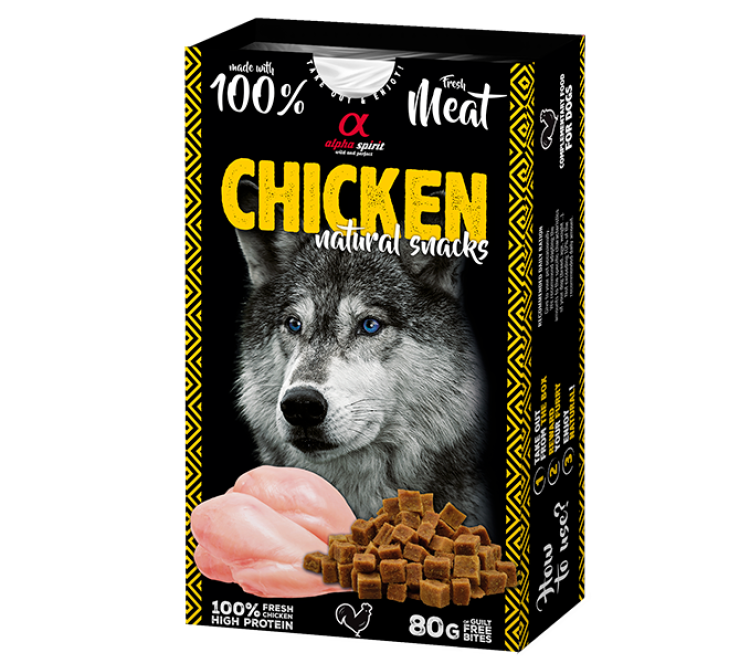 Alpha Spirit Natural Snacks Chicken 80 g