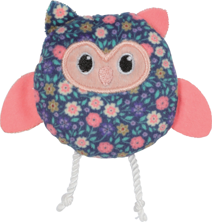 Ethicat Floral Owl Toy