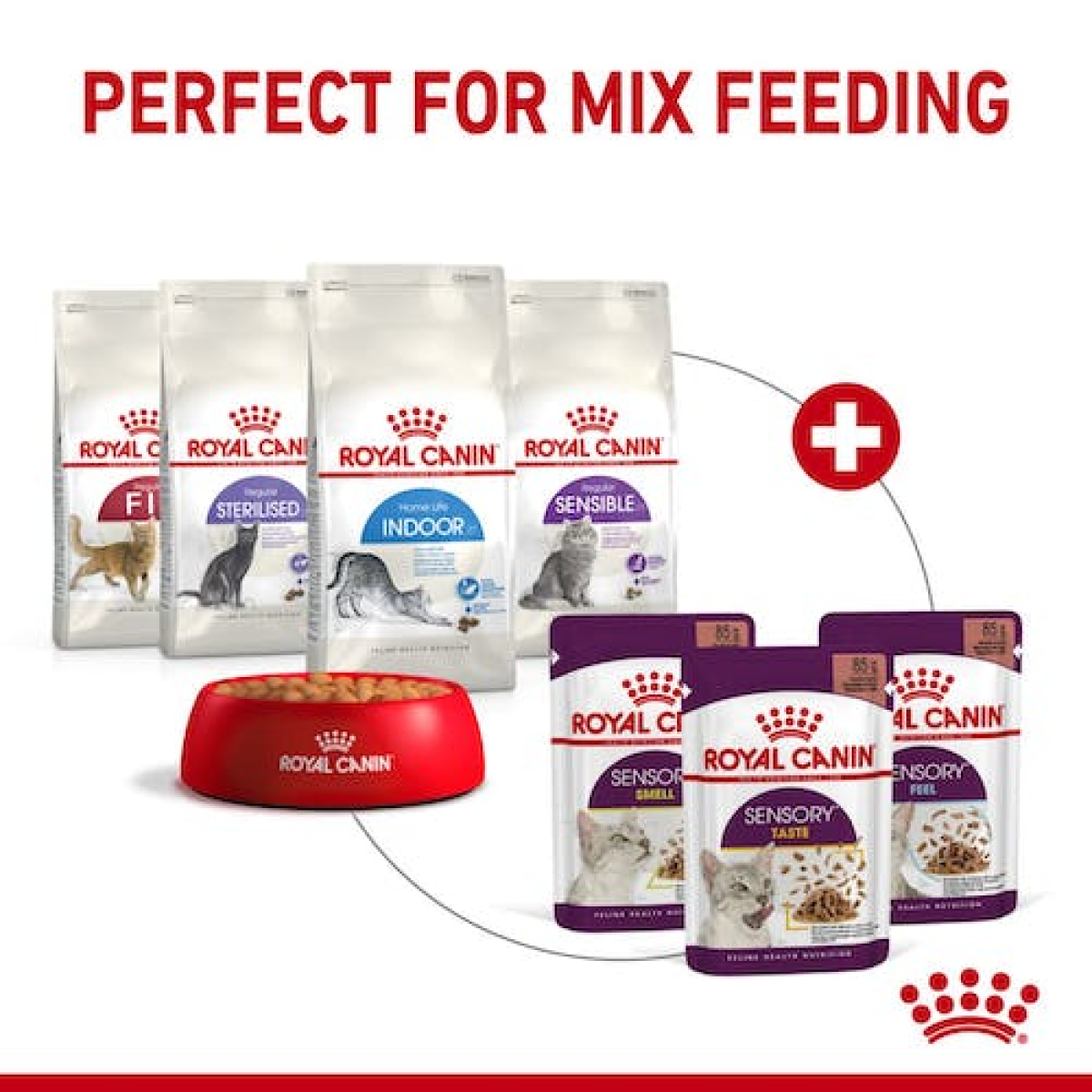 Royal Canin Feline Health Nutrition Sensory Feel Gravy (Wet Food - Pouches) 12 x 85 g