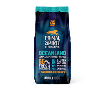 Alpha Spirit Primal 65% Oceanland Dog Food 12 kg