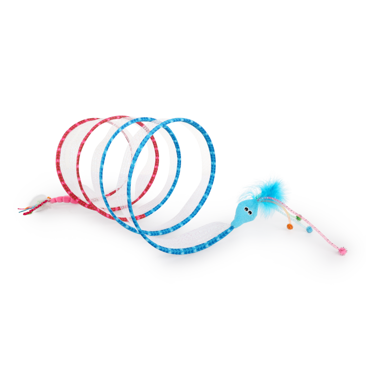 afp Modern Cat Spiral Cat Tunnel Blue/Pink