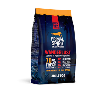 Alpha Spirit Primal 70% Wanderlust Dog Food 1 kg