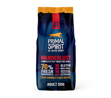 Alpha Spirit Primal 70% Wanderlust Dog Food 12 kg
