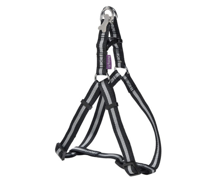 Bobby Arlequin Classic Nylon Harness Black, Small