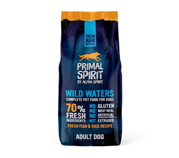 Alpha Spirit Primal 70% Wild Waters Dog Food 12 kg