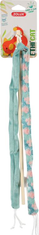 Ethicat Leaf Ribbon Wand Toy