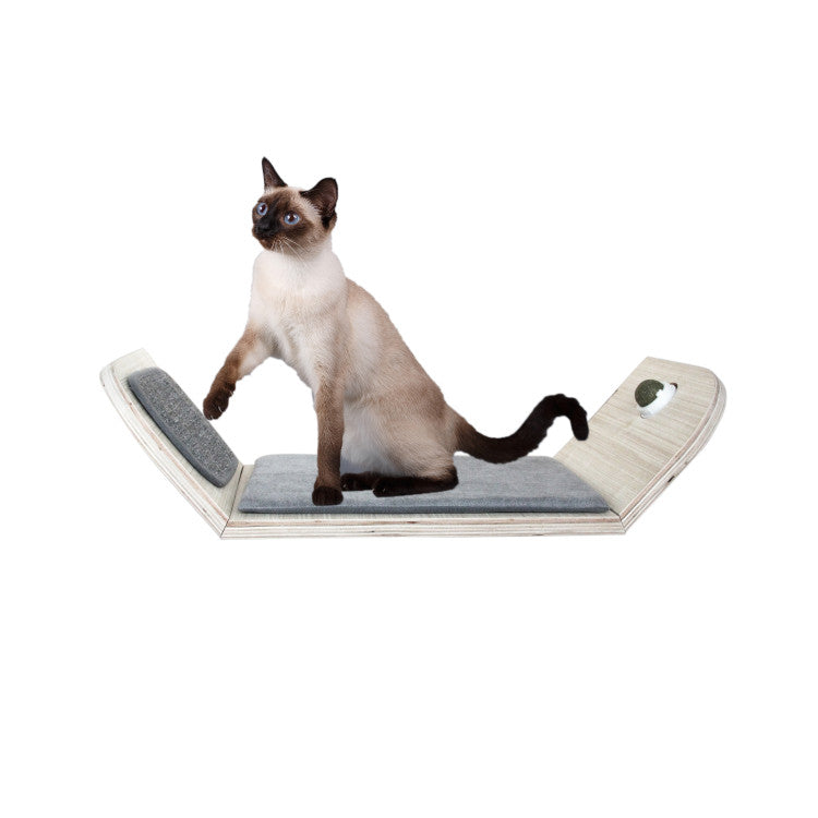 afp Skywalk Scratcher Lounge Bed With Catnip Ball
