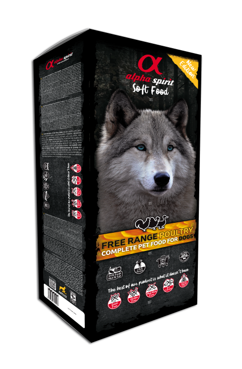 Soft Food for Adult Dogs Poultry 9 kg box (45 trays x 200 g)