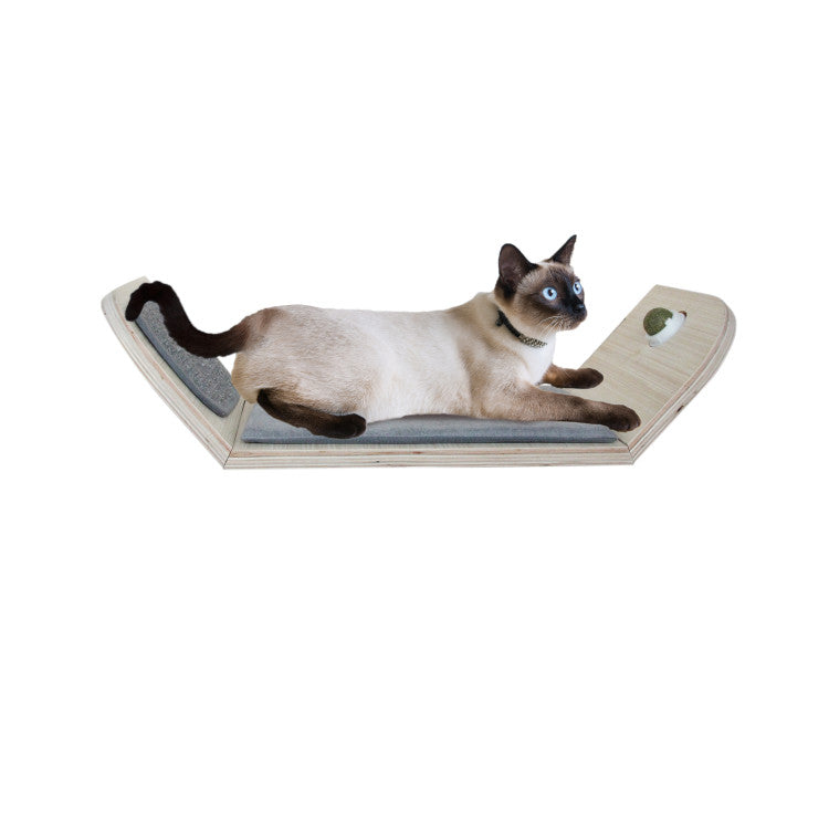 afp Skywalk Scratcher Lounge Bed With Catnip Ball