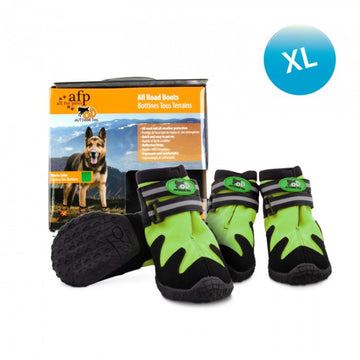 afp Outdoor Dog Shoes Green XLarge, 7 cm