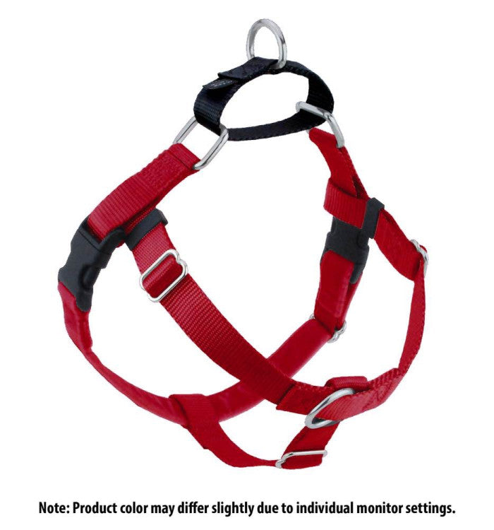 2 Hounds : Freedom No-Pull Harness and Leash - Red / XL 1"