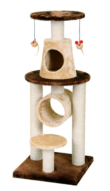 BONALTI Cat Play Tower Brown/Beige