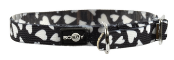 Bobby Cat Collar Flex Heart Black 1 x 30 cm