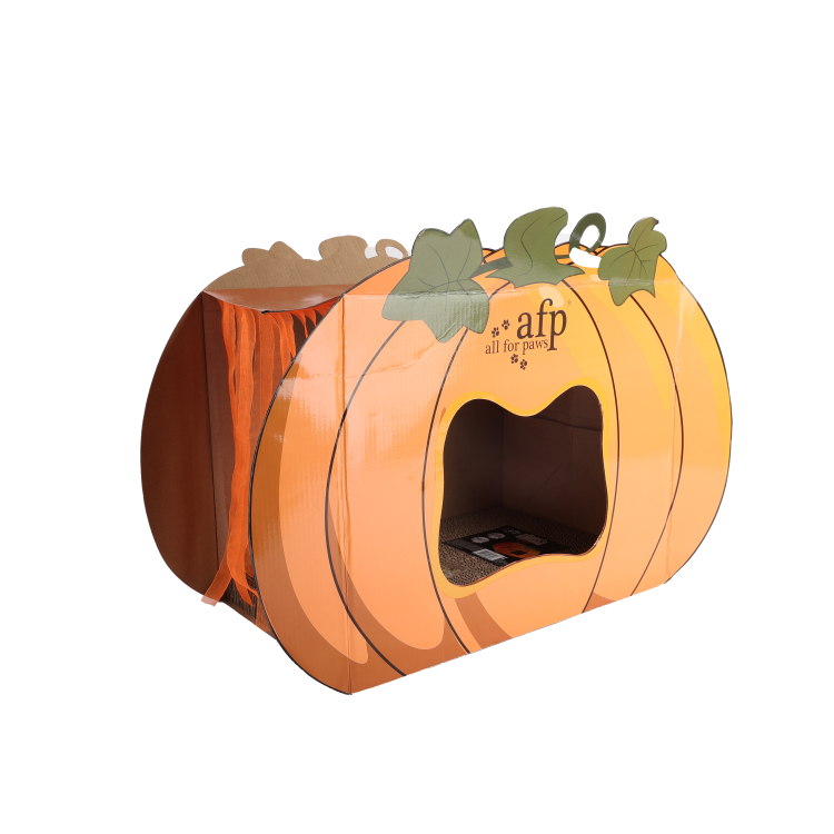 afp Pumpkin Cat Scratcher Cave