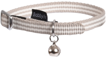 Bobby Cat Collar Stripe Taupe 1 x 30 cm