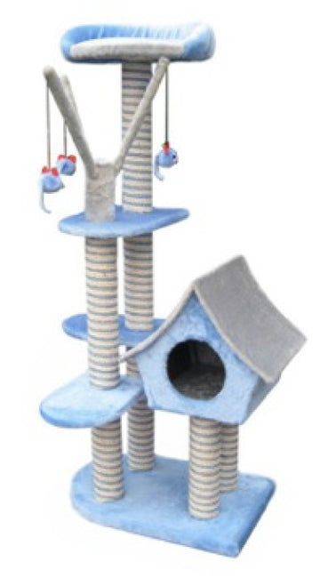 SAGRADA Cat Scratching Pole Blue