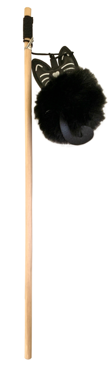 Bobby Cat Stick Fright Black Cat 40 cm
