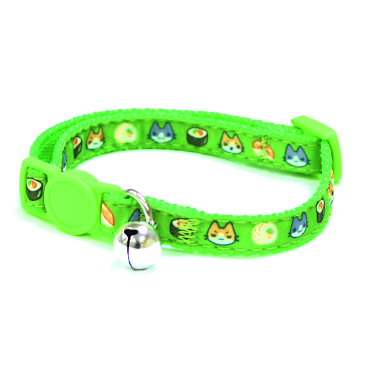 Bobby Catmania Cat Collar, Smallushi Green