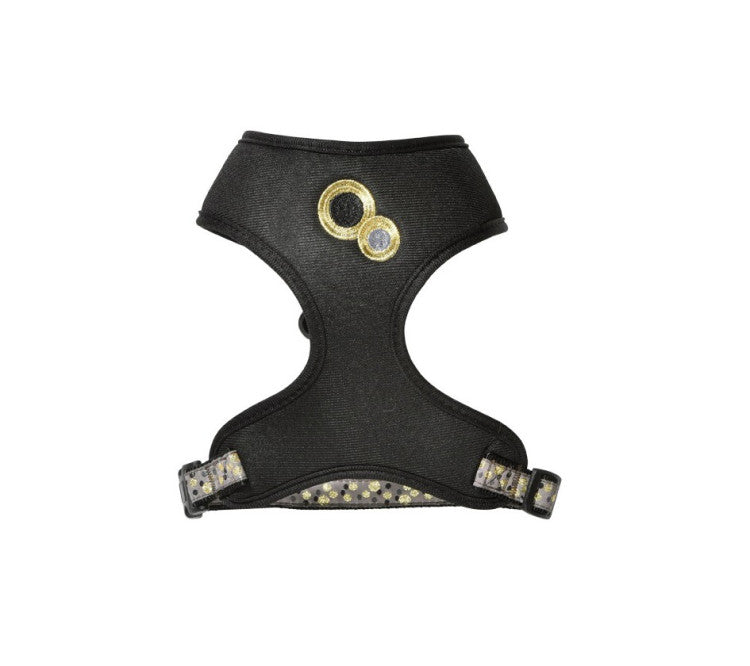 Bobby Chamane Harness & Lead Black, Medium